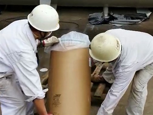 某日資重工企業(yè)使用VPCI-309對(duì)大型罐體內(nèi)部進(jìn)行防銹處理